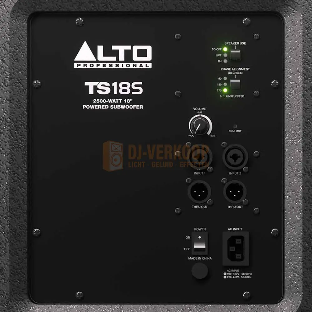 Alto Professional TS18S 2500W Actieve 18 Subwoofer