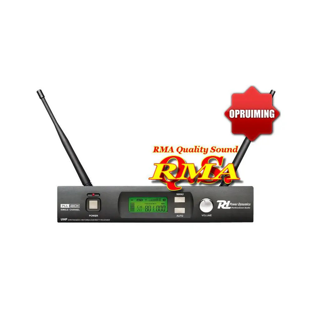 Niet meer leverbaar - Power Dynamics PD7150 - UHF microfoonsysteem 1x 48-kanaals diversity In Case 179.110 | € 123,93 | DJ-verkoop - Licht | Geluid | Zang | Effecten