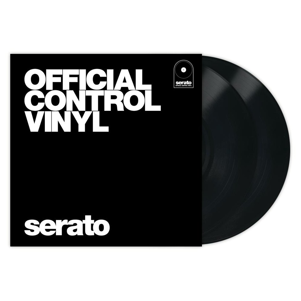 Serato Scratch Vinyl black -  Standard Colors Black (per paar)