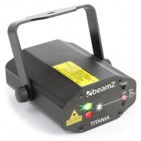 BeamZ Titania - Double Laser 200mW RG Gobo IRC