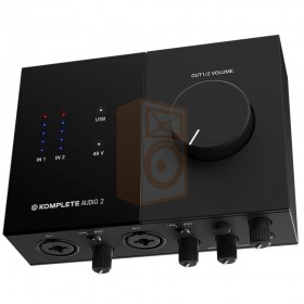 Native instruments Komplete audio 2 Audio interface / geluidkaart - voorkant en bovenkant