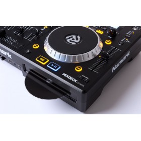 Numark Mixdeck Express V2 DJ Controller met CD en USB - zoom van cd speler en jogweel