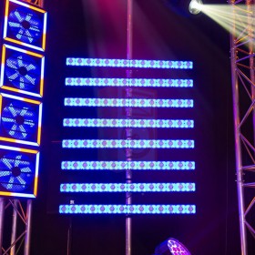 BeamZ LCB14 Hybride LED BAR Pixelbesturing - show blauw