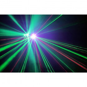 show 4 BeamZ Sway LED Jellyball met Laser en LED Organ