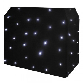 Zwart Equinox DJ Booth LED Starcloth-systeem, CW