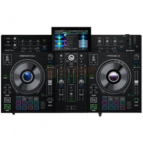 bovenkant Denon DJ Prime 2 - Tweedeks Smart DJ-console met 7-inch touchscreen