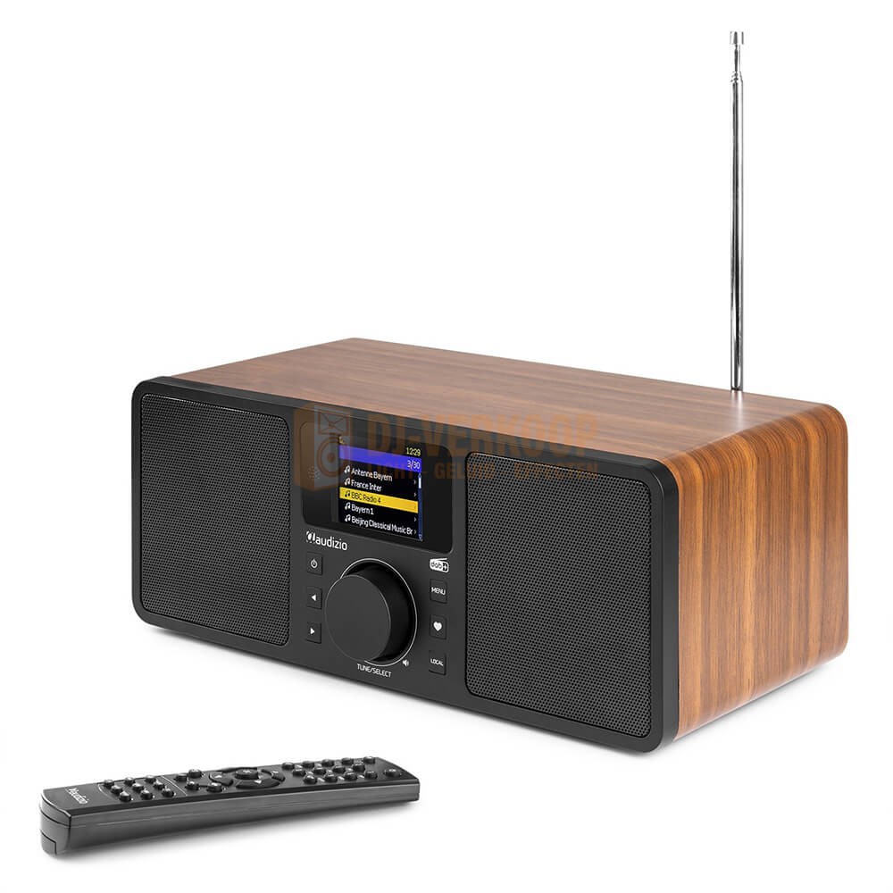 Audizio Rome - WIFI Internet Stereo DAB+ Radio hout