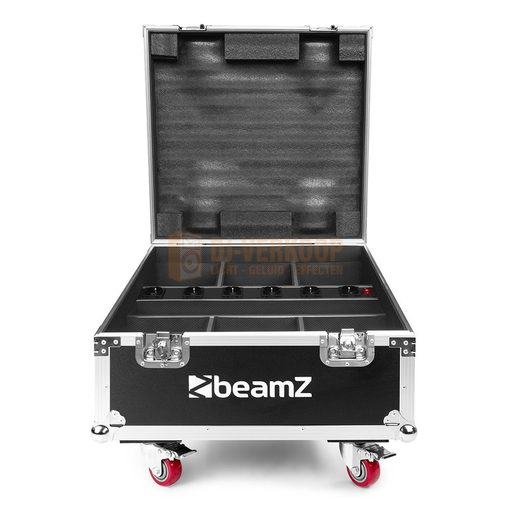 BeamZ Pro FCBP6 (Ook in bundel) - Flightcase voor 6x WBP612IP met oplaadmogelijkheid