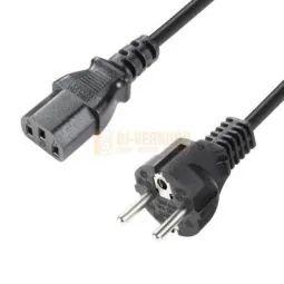 Adam Hall Cables 3 STAR PKD Series - Power Cable IEC C13 x CEE7/7 3 x 0.75 mm² | In lengtes van 1m, 2m, 3m en 5m