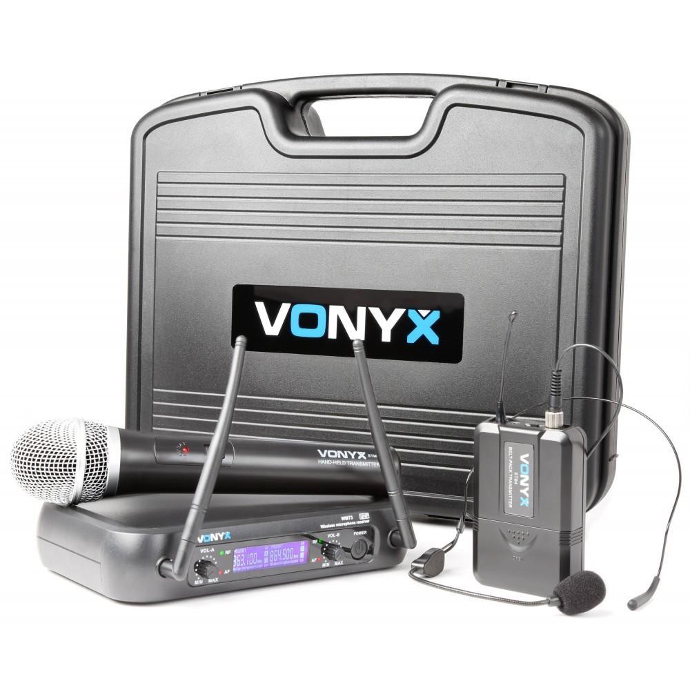lelijk vrek Doodt Vonyx WM73C 2-Kanaals UHF Draadloos Microfoonsysteem Combi kopen?