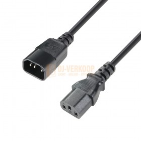 Adam Hall 4 Star PLK Power Cable - IEC C13 naar C14, diverse lengtes