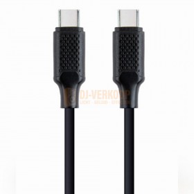 CablExpert CC-USB2-CMCM100-1.5M - USB-C kabel oplaad- en datakabel 100W