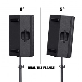 LD Systems STINGER 15 A G3 Actieve 15" PA Speaker LDEB152AG3 - pole mound 0 graden en 5 graden tilt