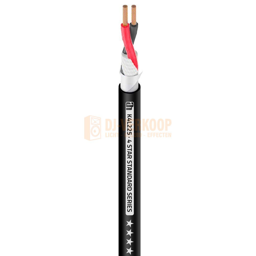 Adam Hall Cables 4 STAR SPEAKER 225 - luidsprekerkabel 2 x 2.5 mm² AWG13, per meter