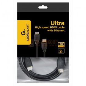 CablExpert Ultra High speed HDMI kabel met Ethernet "8K series", 2 m