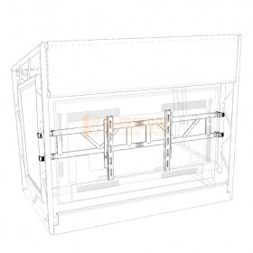 LiteConsole XPRS TV Support Bracket - Makkelijk TV's Monteren Voor Events