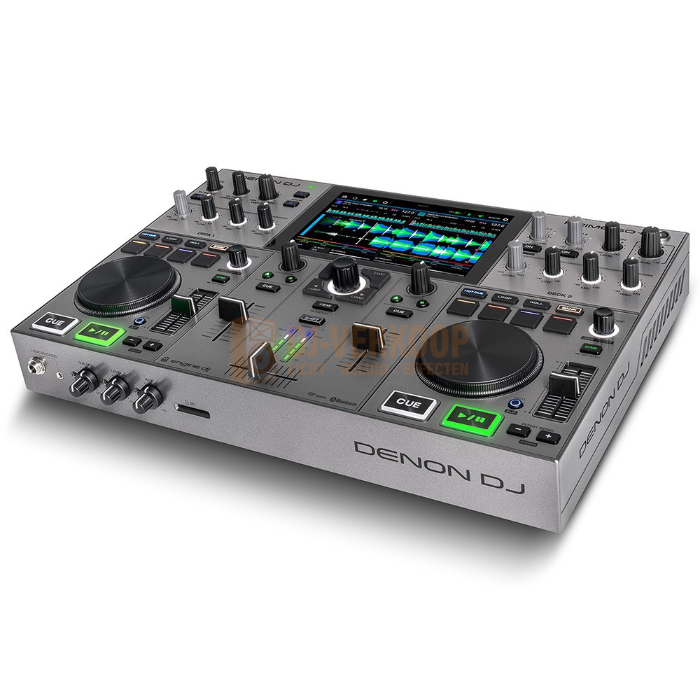 Denon DJ Prime Go+ - 2-Deck Rechargeable Smart DJ Console met 7-inch Touchscreen