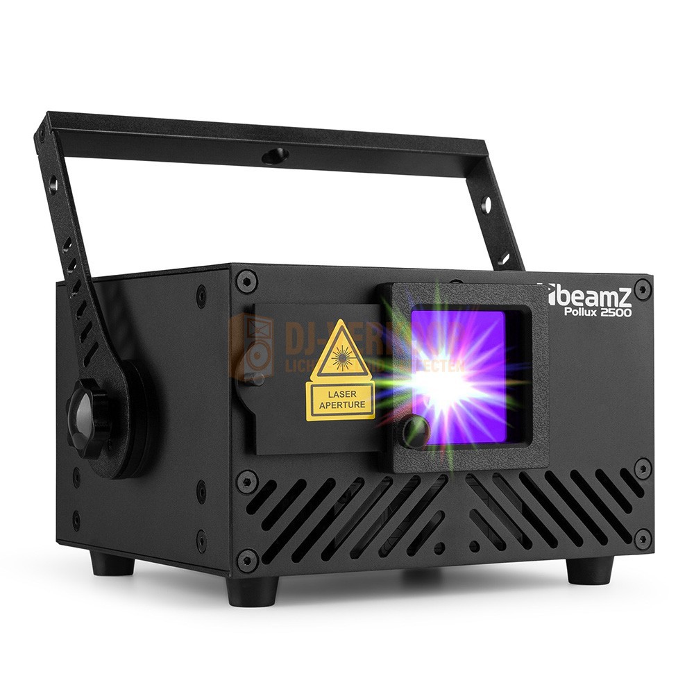 BeamZ Pollux 2500 -  2,5W DMX Animatielaser met 100+ Effecten