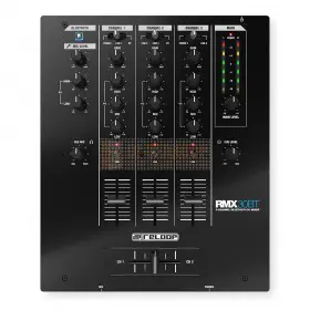 Reloop RMX-30 BT - 3-kanaals Bluetooth DJ-mixer bovenaanzicht bovenkant