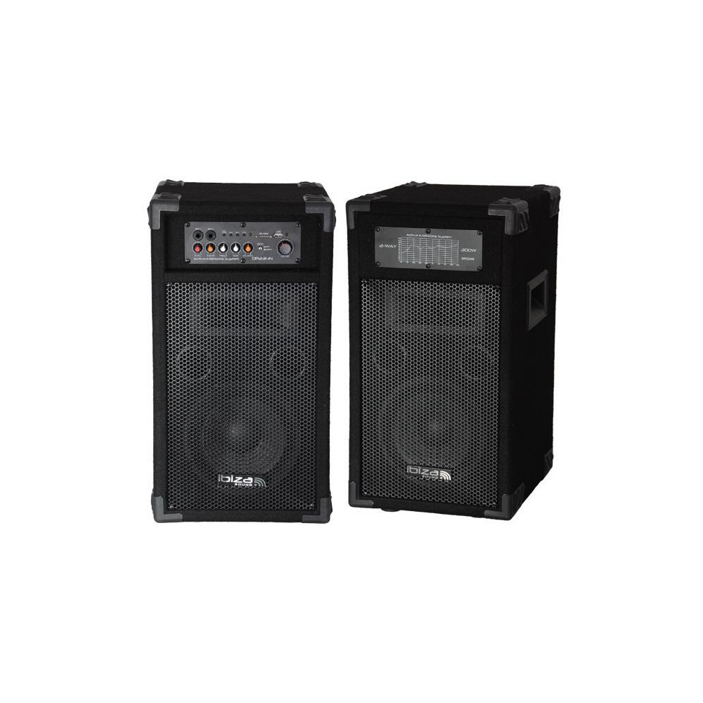 lijn licht haar Ibiza Sound DP234N - Actieve PA Karaoke Spreker Set 300W kopen?