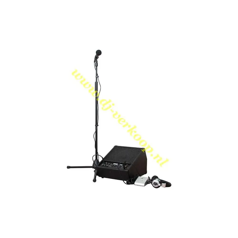 Niet meer leverbaar - IBIZA Sound - GUITARAMP Compleet Artiest installatie, microfoon + monitor | € 99,01 | DJ-verkoop - Licht | Geluid | Zang | Effecten