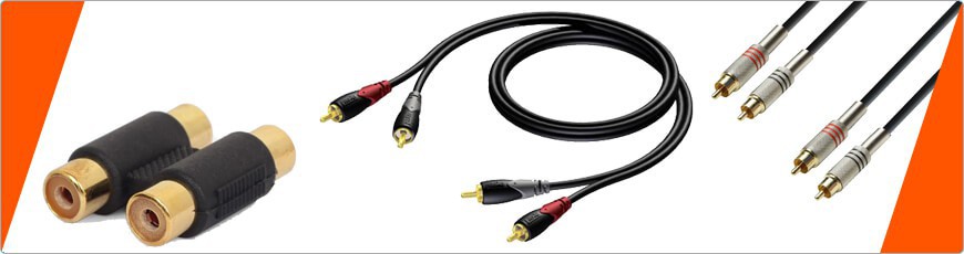 Tulp (RCA) de juiste kabel of connector vind je bij dj-verkoop