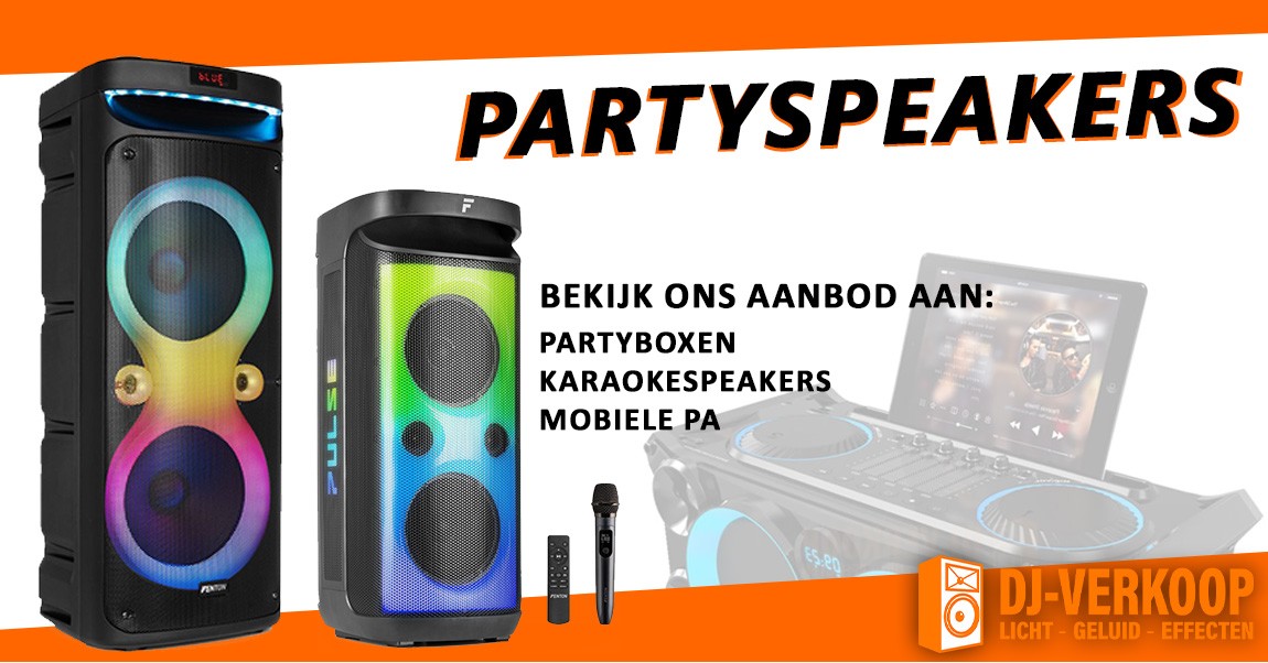 Partyspeakers: kleine prijzen, groot geluid!